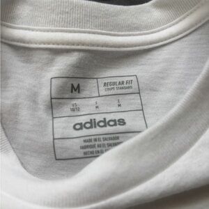 Adidas Black and White Logo Tee